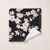 Rouge Gauche Fleur de Cerisier Noir (Gant de toilette)
