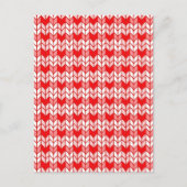 ROUGE GINGHAM MAILLE Carte postale / Verticale (Devant)