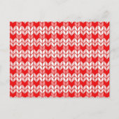 ROUGE GINGHAM TRICOT Carte postale / Horizontal (Devant)
