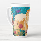 ROUGE-GINKGO CHOW-Latte Mug (Angle gauche)