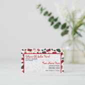 Rouge Girly de rendez-vous de salon de (Debout devant)