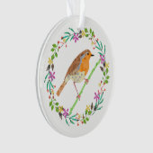 Rouge-gorge, oiseau de Noël (devant)