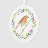 Rouge-gorge, oiseau de Noël (devant)