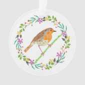 Rouge-gorge, oiseau de Noël (devant)