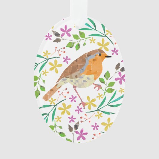 Rouge-gorge, oiseau de Noël (devant)