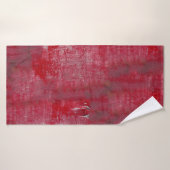 Rouge grunge textureabstract, antique, art, arrièr (Serviette de bain)