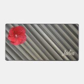 Rouge Hibiscus Moderne Smokey Gris Gris (Recto)