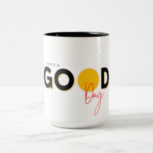 Rouge Jaune Noir Faire Un Bon Jour De Mug