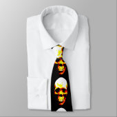 Rouge, Jaune, Noir Pop Art Cravate (Attaché)