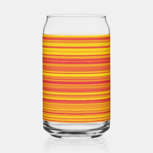 Rouge jaune orange rayé (Gauche)