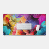 Rouge Jaune Turquoise Purple Encre d'alcool Flore (Clavier et souris)