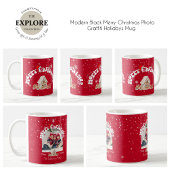 Rouge Joyeux Noël art Graffiti Café Mug