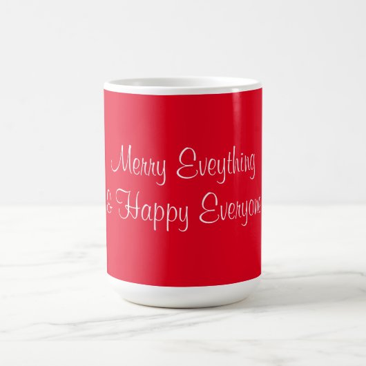 Rouge Joyeux tout Mug (Centre)