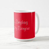 Rouge Joyeux tout Mug (Devant droit)