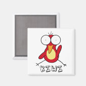 Rouge Kiwi Magnet (Recto/Verso)