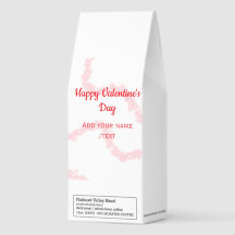 Rouge lignes de paillettes joyeuse Saint-Valentin