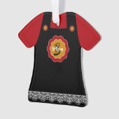 Rouge mignon Avec Gris PinaForme Dentelle Fin Noël (devant)