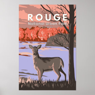 Rouge National Urban Park Canada Travel Poster