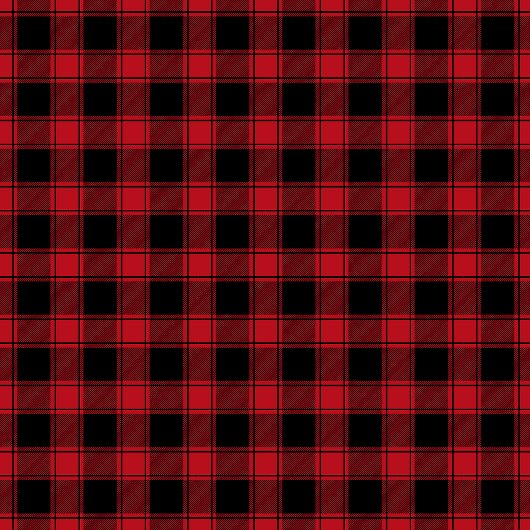 Rouge Noir Couverture Classique Buffalo Confort Pl