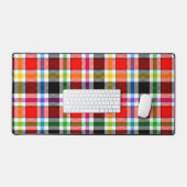 Rouge Noir Multicolore Flannel Plaid Tartan Design (Clavier et souris)