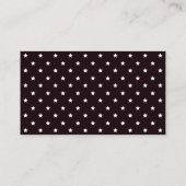 ROUGE NOIR STAR BOW OR CARTE DE VISITE (Dos)