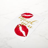 Rouge Ombre Carte de remerciements Lipstick (Rotation)