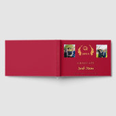 Rouge or nom script photo Graduation (Complet)