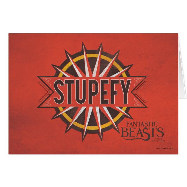 Rouge & Or Stupefy Spell Graphic (Devant horizontal)