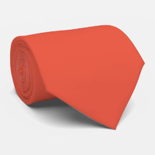 Rouge orange / cravate