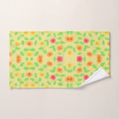 Rouge orange et jaune (Serviette à main)