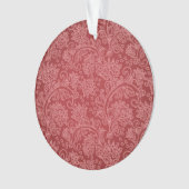 Rouge Paisley Damask Designer Floral Classic (devant)
