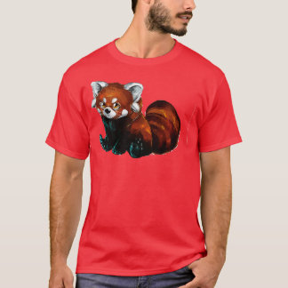 Rouge Panda Tshirt classique (5)