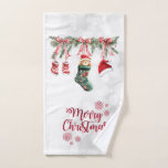 Rouge Père Noël Baby Christmas Clothesline<br><div class="desc">Ligne de linge de Noël de bébé de Père Noël rouge sur arrière - plan bokeh.</div>