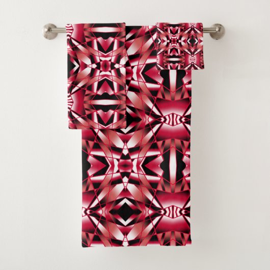 Rouge Power Perspective Couleur Dégradé Art Rempli (En situation)