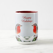 Rouge Robin de Noël Mug (Centre)