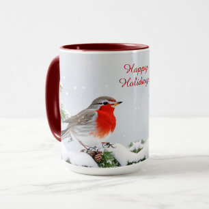 Rouge Robin de Noël Mug