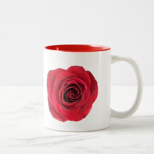 Rouge Rose classique Mug (Droit)