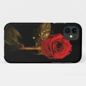 Rouge rose I-phone 5 coque (Dos (Horizontal))
