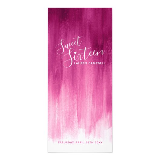 Rouge rose moderne art moderne doux 16 menu rack p (Devant)