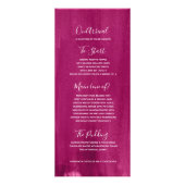 Rouge rose moderne art moderne doux 16 menu rack p (Dos)