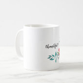Rouge Rose Thankful Mug (Devant gauche)