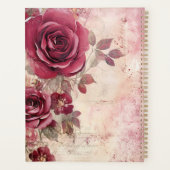 Rouge Roses Junk Style de journal Illustration cla (Dos)