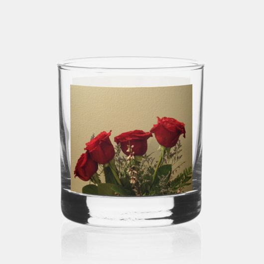 Rouge Roses Rocks Verre (Verso)