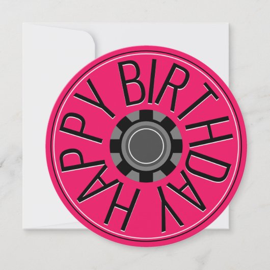 Rouge Roue Steampunk Carte d'anniversaire félicita (Devant)