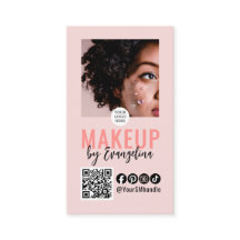 Rouge Roze Schrift Logo QR Code Foto Make-up