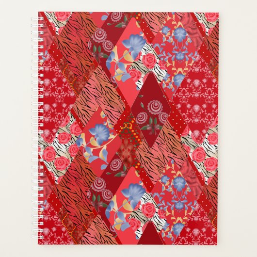 Rouge, rustique, patchwork (Devant)