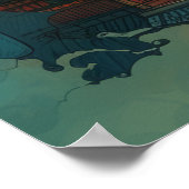 Rouge style comique Poster chinois Dragon (Coin)