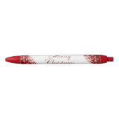 Rouge Stylo de neige de Joyeux Noël (Devant)