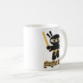 Rouge-tête de ginga de tasse de café de Ninja de (Devant droit)