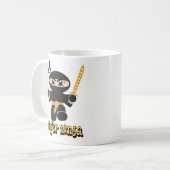 Rouge-tête de ginga de tasse de café de Ninja de (Devant gauche)